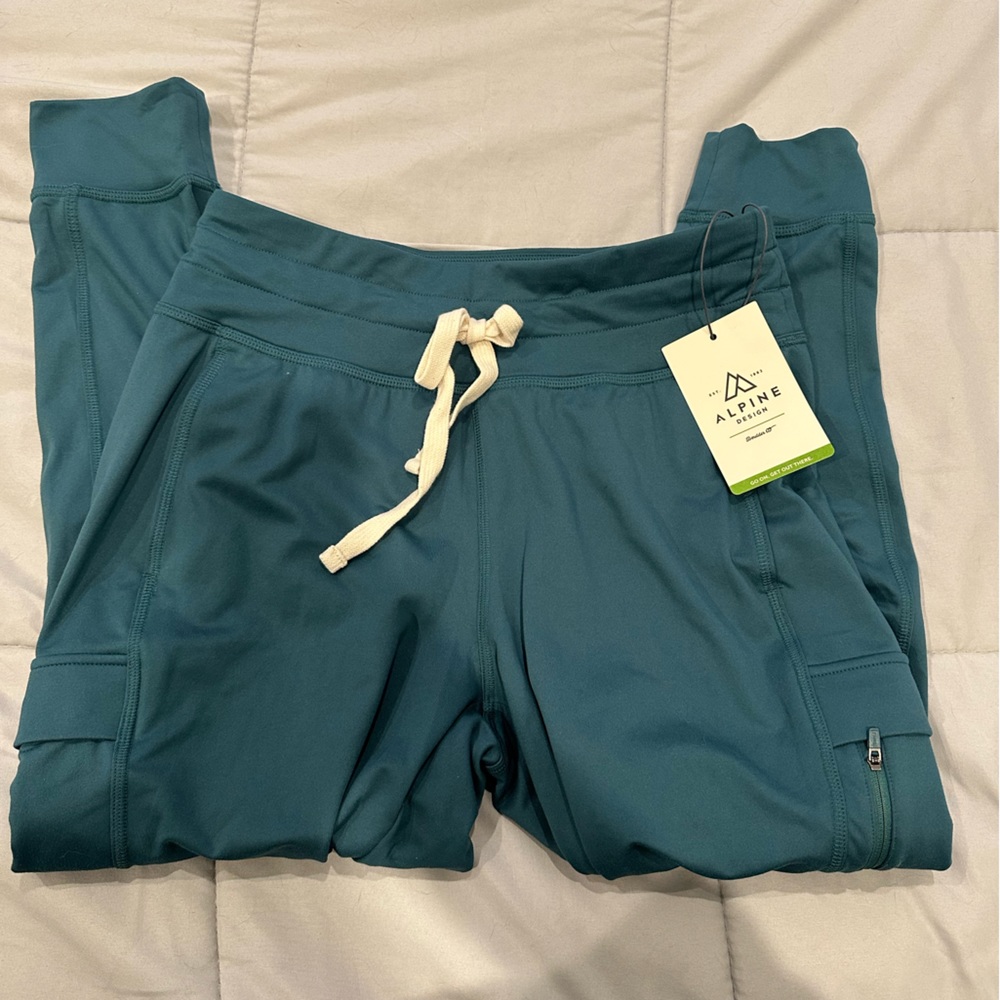 Teal Alpine jogger pants